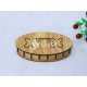 Oval wooden box laser cut vector file