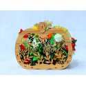 Thanksgiving pumpkin basket laser cut file