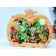 Thanksgiving pumpkin basket laser cut file
