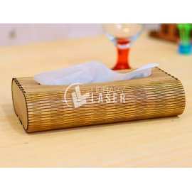 Caja de pañuelos (Tissue Box) madera láser