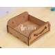 Wooden serving tray laser cut vector file