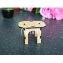 Miniature table laser cut vector file