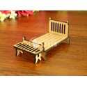 Dollhouse bed laser cut vector file