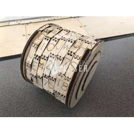 Cryptex puzzle box laser cut dxf vector