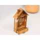 Wooden key cabinet with drawer laser cut