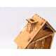 Wooden key cabinet with drawer laser cut