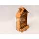Wooden key cabinet with drawer laser cut