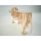 Charging Bull decorative shelf laser cut