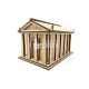 Greek Temple recipe box laser cut vector
