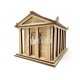 Greek Temple recipe box laser cut vector