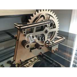 Wooden marble run laser cut vector file