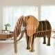 Elephant shaped shelf laser cut vector file