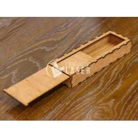 3mm wooden pencil case laser cut vector file