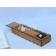 Estuche de lápices de madera 3mm archivo láser