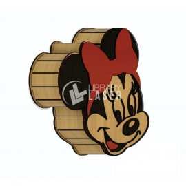 Minnie Mouse box laser cut vector file