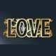 Love sign laser cut vector file