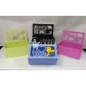 Cute gift box with lid laser cut dxf file