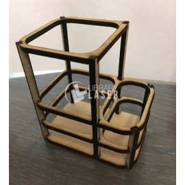 Soporte para lápices archivo para corte láser