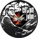 Elton John Vinyl Record Clock Template - Laser Cut Vector Plan