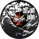 Elton John Vinyl Record Clock Template - Laser Cut Vector Plan