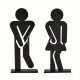 Restroom Sign Set - Bathroom Signage Laser Cut Vector Design