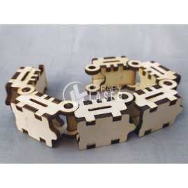 Cable Carrier (Drag Chain) SVG Vector - CNC Laser Cut File