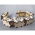 Cadena portacables (Cable carrier) vector SVG corte láser CNC