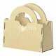 Wooden Handbag Candy Box - MDF Gift Bag Laser Cut Template