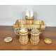 Salt, Pepper & Napkin Holder Cart - Laser Cut Kitchen Vector