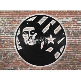 Reloj de pared Che Guevara vector corte láser