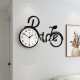 Bicycle Wall Clock - Creative Modern Bike Laser Cut Vector