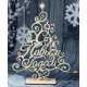 Árboles de Navidad creativos decoración archivo corte láser