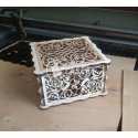 Caja de madera decorativa plantilla archivo corte láser