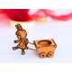 Carrito huevo de Pascua 3mm madera archivo corte láser