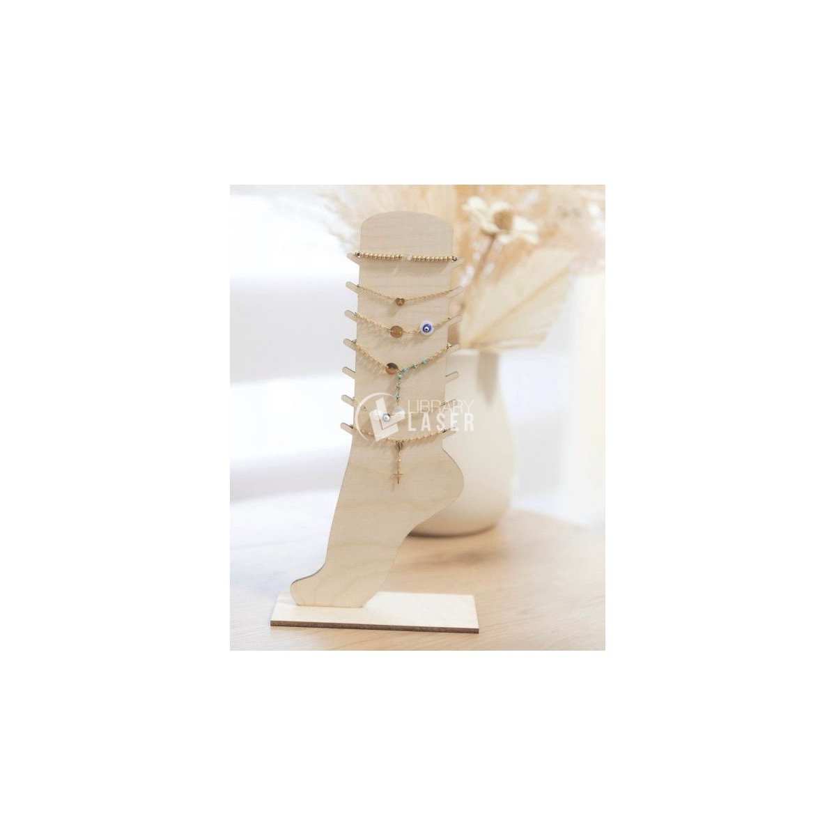 Anklet & Jewelry Display Stand - Laser Cut Organizer File