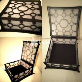 Gift Box with Lid Template - Laser Cut Packaging Vector Plan