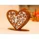 Heart Shaped Lamp 3mm - Acrylic Wood Love Lamp Laser Cut File