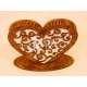 Heart Shaped Lamp 3mm - Acrylic Wood Love Lamp Laser Cut File