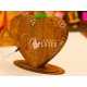 Heart Shaped Lamp 3mm - Acrylic Wood Love Lamp Laser Cut File