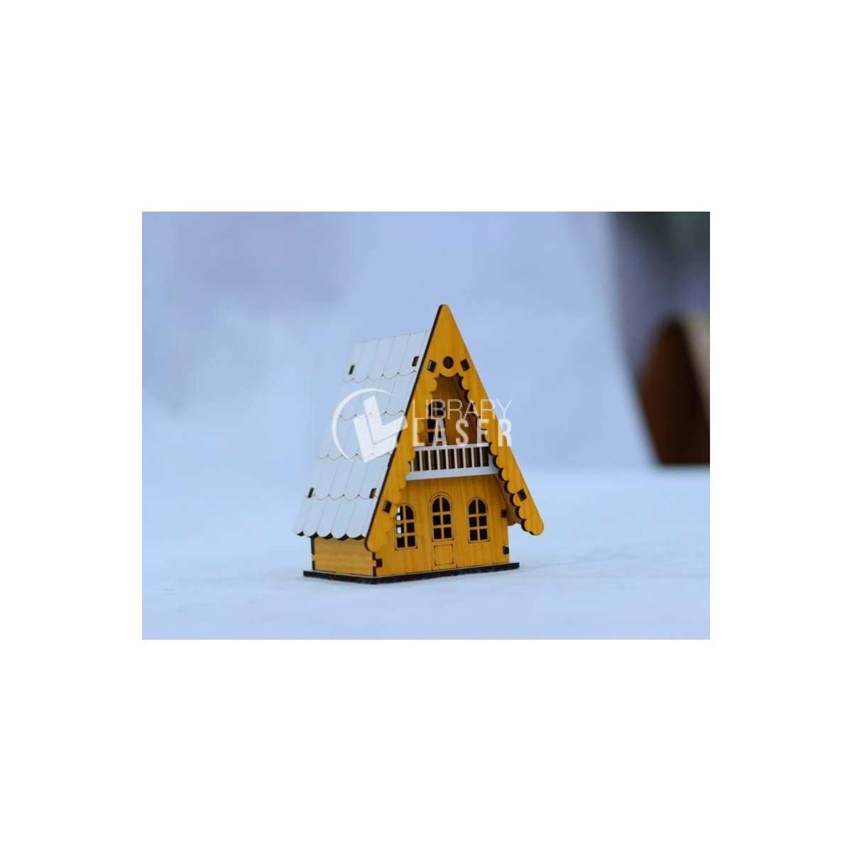 House Tealight Holder - Lantern Home Decor Laser Cut File