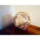 Icosahedron Lamp 3mm - Geometric Plywood Laser Cut Design