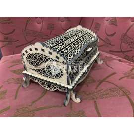 Intricate Cut-Out Wood Box - Laser Cut Lace Jewelry Box File