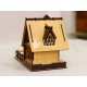 Miniature Dollhouse Kit - Wooden Doll House Laser Cut Vector