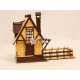 Miniature Dollhouse Kit - Wooden Doll House Laser Cut Vector