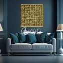 Arte de pared islámico Ayatul Kursi calado vector corte láser