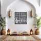 Ayatul Kursi Islamic Wall Art - Kufic Calligraphy Laser Cut File