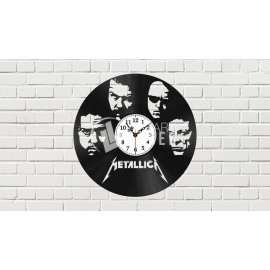 Metallica Wall Clock - Heavy Metal Vinyl Laser Cut Template