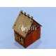 Mini 3D House Slanted Roof - Wooden Architectural Laser Cut File