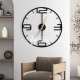 Minimalist Wall Clock - Modern Home Decor Laser Cut Vector