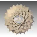 Pineapple Shaped Lamp - Decorative Tropical Laser Cut Design